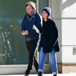 Sofia Coppola in a Black Beanie Hat Was Seen Out with Thomas Mars in New York