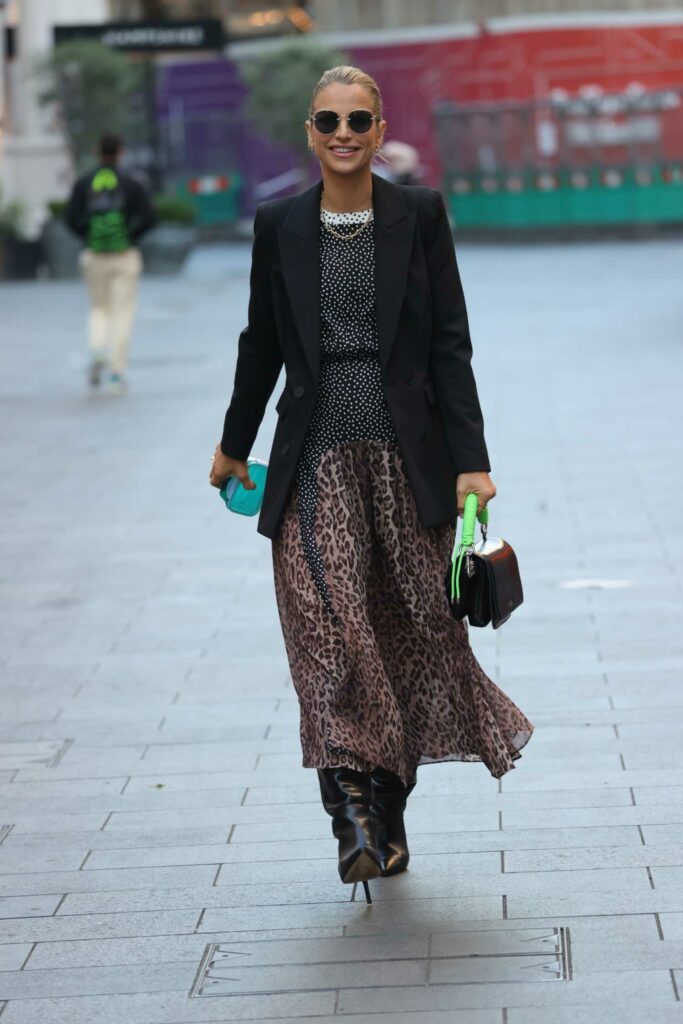 Vogue Williams in a Black Blazer