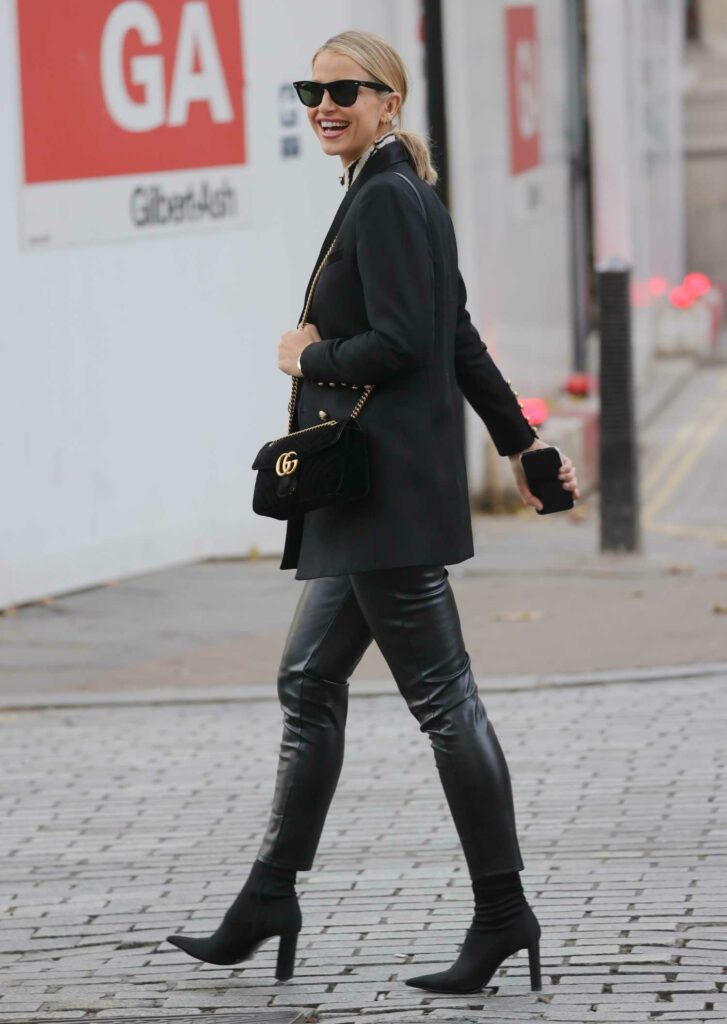 Vogue Williams in a Black Blazer