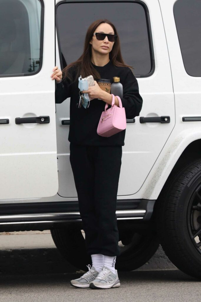Cara Santana in a Black Sweatshirt