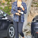 Chrissy Teigen in a Plaid Shirt Was Seen Out in Los Angeles