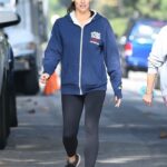Jennifer Garner in a Black Leggings Was Seen Out in Brentwood