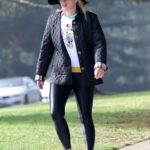 Rebel Wilson in a Black Hat Takes a Early Morning Hike in Los Angeles