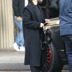 Sofia Richie in a Black Coat Was Seen Out in Los Angeles