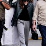 Alana Haim in a Black Leather Jacket Was Seen Out in Los Angeles