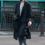 Ashlee Simpson in a Black Coat Was Seen Out in Los Angeles