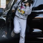 Camila Morrone in a Grey Sweatsuit Was Seen Out in Beverly Hills