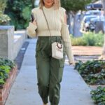 Chrissy Teigen in a Green Pants Was Seen Out in West Hollywood