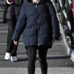 Dakota Fanning in a Black Puffer Jacket Was Seen Out in Venice