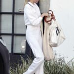 Heather Rae Young in a White Sweatsuit Was Seen Out in Newport Beach