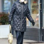 Jessica Lange in a Black Puffer Coat Was Seen Out in New York