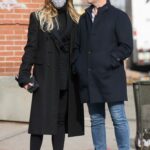 Kelly Bensimon in a Black Coat Was Seen Out with a Mystery Man in New York