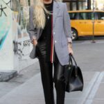 Lindsey Vonn in a Grey Blazer Was Seen Out in New York