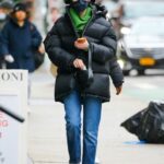 Meadow Walker in a Black Puffer Jacket Was Seen Out in New York