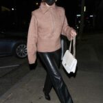 Olivia Jade in a Black Protective Mask Arrives for Dinner at Craig’s in West Hollywood