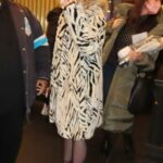 Sabrina Carpenter in a Zebra Print Fur Coat Leaves The Tonight Show Starring Jimmy Fallon in New York