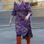 Vanessa Feltz in a Floral Dress Was Seen Out in London