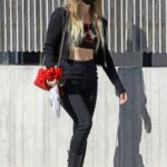 Billie Lourd in a Black Outfit Was Seen Out in West Hollywood