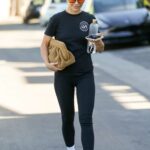 Cara Santana in a Black Tee Was Seen Out in Los Angeles