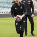 Kate Middleton Visits Twickenham Stadium to Join an England Rugby Training Session in London 02/02/2022