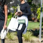 Kelly Rowland in a Black Top Leaves a Gym in Los Angeles