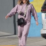 Kristen Bell in a Purple Sweatsuit Was Seen Out in Los Angeles