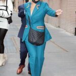 Marlee Matlin in a Blue Pantsuit Was Seen Out in New York