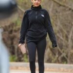 Nicole Richie in a Black Outfit Was Seen Out in Hollywood