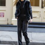 Olivia Palermo in a Black Outfit Was Seen Out in New York