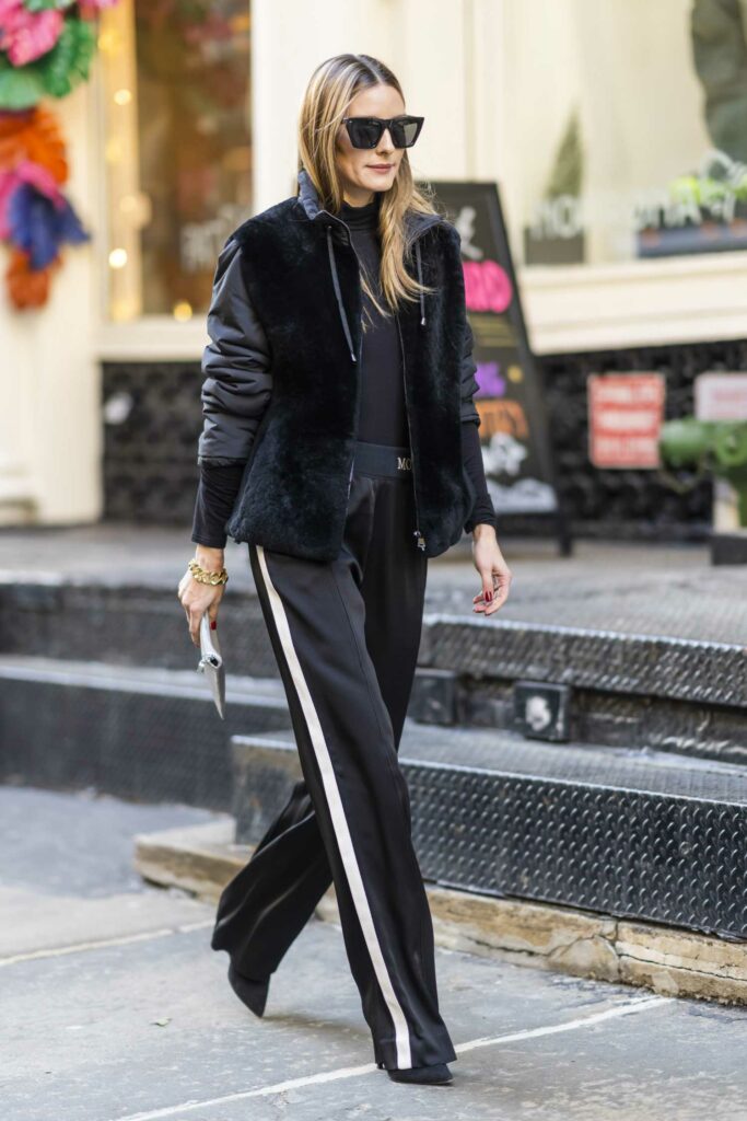 Olivia Palermo in a Black Outfit