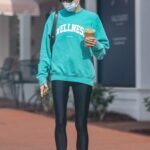 Charlotte McKinney in a Protective Mask Was Seen Out in Pacific Palisades