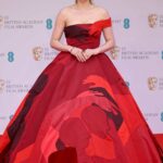Haley Bennett Attends 2022 EE British Academy Film Awards in London