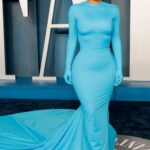 Kim Kardashian Attends 2022 Vanity Fair Oscar Party in Beverly Hills