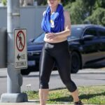 Rebel Wilson in a Blue Tee Was Seen at Griffith Park in Los Angeles