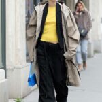 Vittoria Ceretti in a Yellow Tee Was Seen Out in Paris