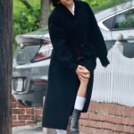 Alia Shawkat in a Black Coat Was Seen Out in Los Feliz