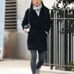 Claire Danes in a Black Coat Was Seen Out in New York