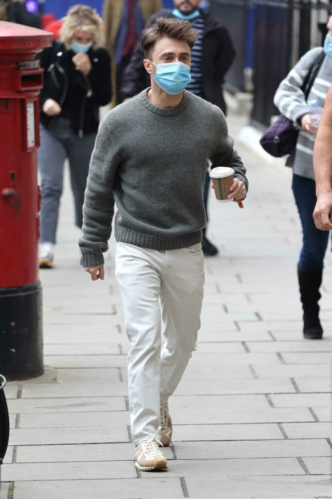 Daniel Radcliffe in a White Pants
