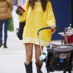Emily Ratajkowski in a Yellow Sweater Was Seen Out in New York