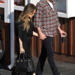 Jennifer Lopez in a White Sneakers Was Seen Out with Ben Affleck in Brentwood