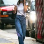 Katie Holmes in a White Tee Was Seen Out in New York