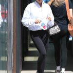Lori Harvey in a Black Leggings Leaves Her Pilates Class in West Hollywood