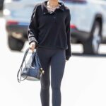 Miley Cyrus in a Black Leggings Was Seen Out in Calabasas