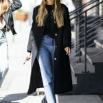 Sofia Richie in a Black Coat Was Seen Out in New York