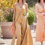 Alessandra Ambrosio in a Yellow Ensemble Was Seen Out in Cannes