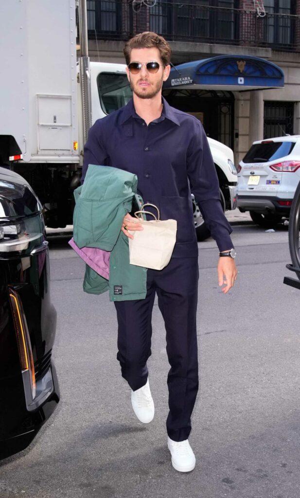 Andrew Garfield in a White Sneakers