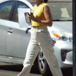 Lucy Hale in a Yellow Top Was Seen Out in Los Angeles