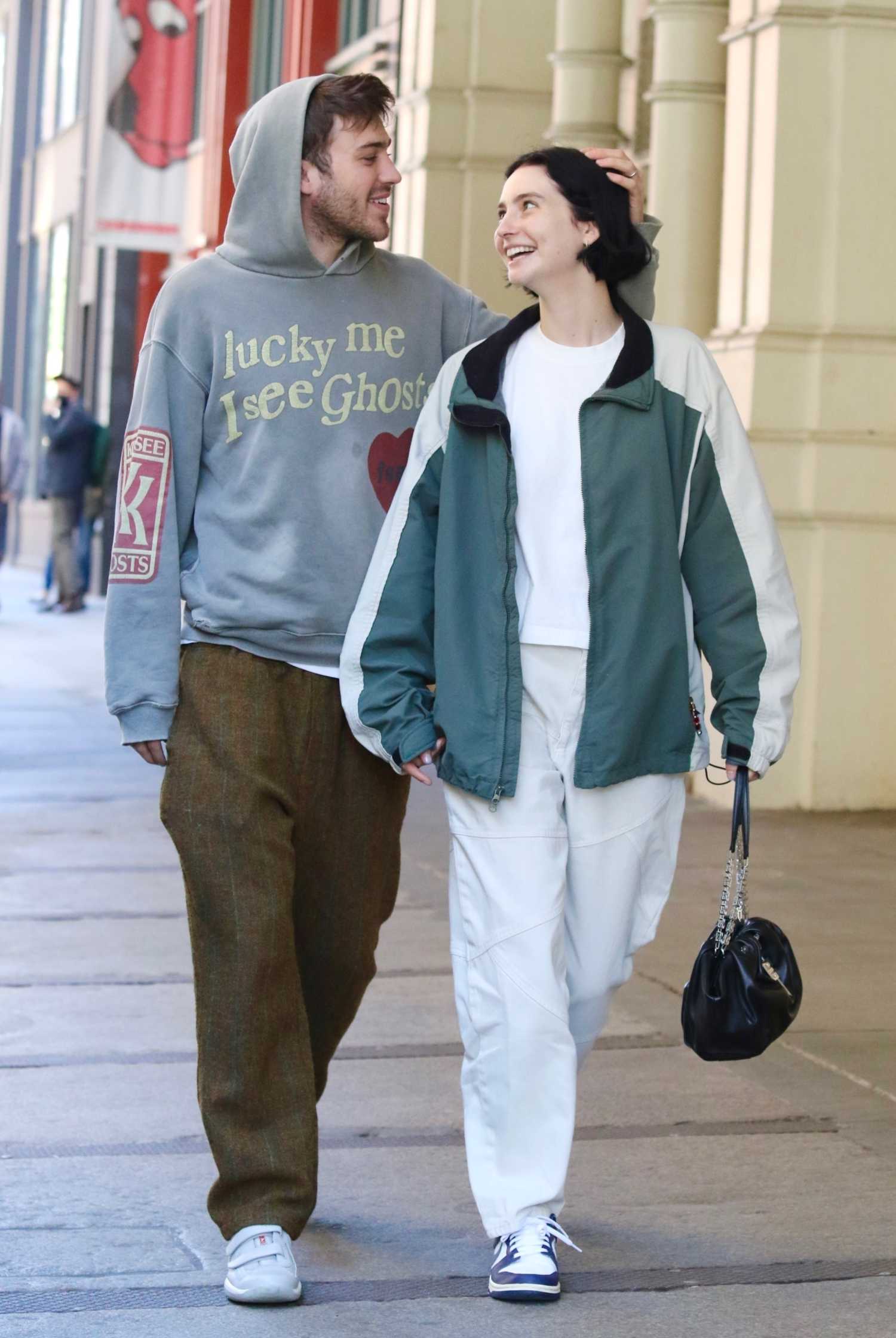 Meadow Walker in a White Pants Was Seen Out with Husband Louis Thornton