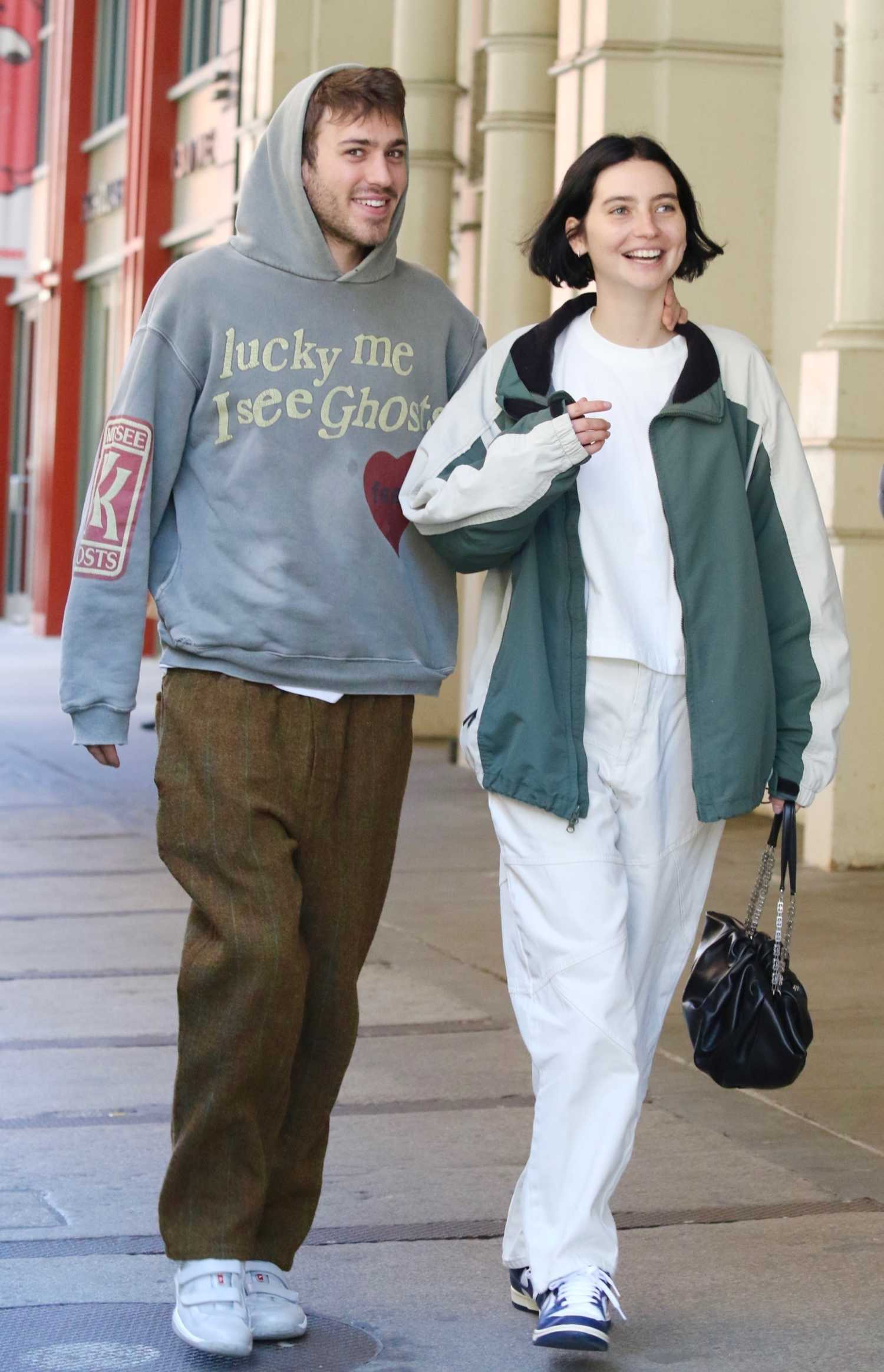 Meadow Walker in a White Pants Was Seen Out with Husband Louis Thornton