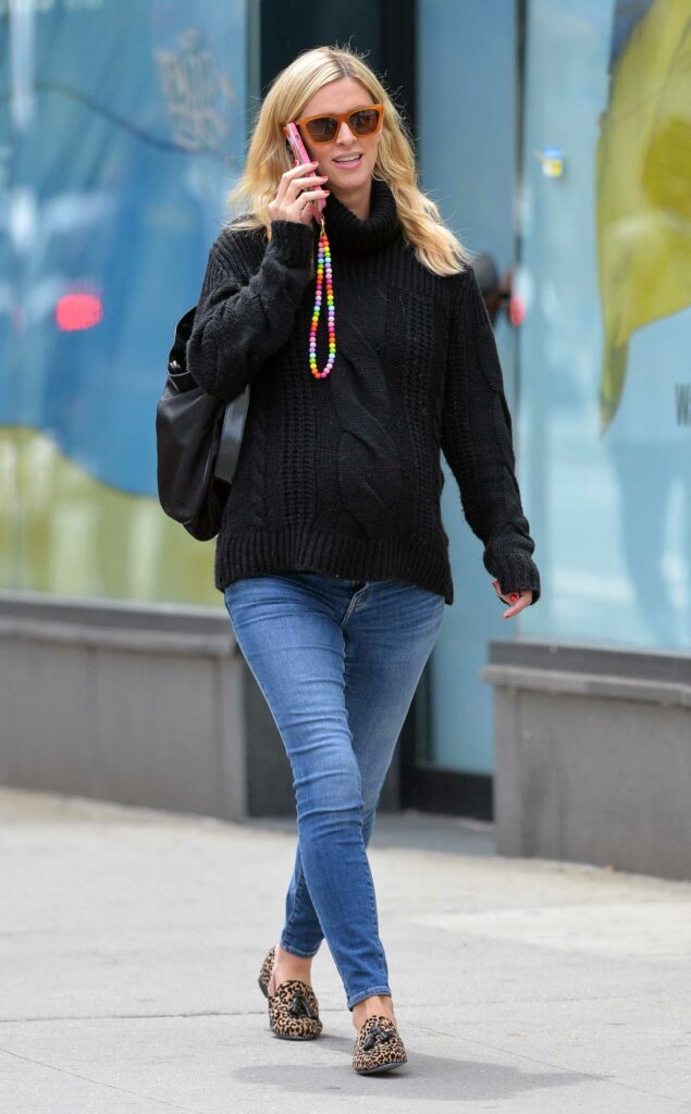 Nicky Hilton in a Black Sweater